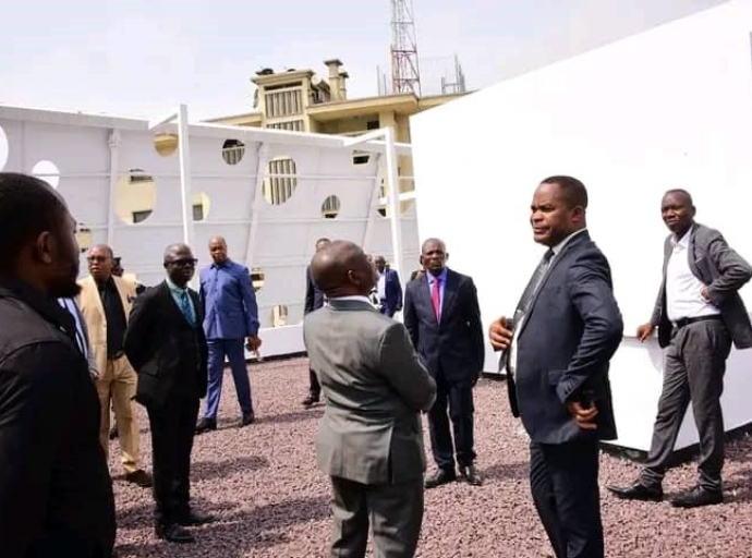 Construction du nouveau siège moderne, Cour Constitutionnelle : Dieudonné Kamuleta déterminé à finaliser les travaux dans les plus brefs délais !